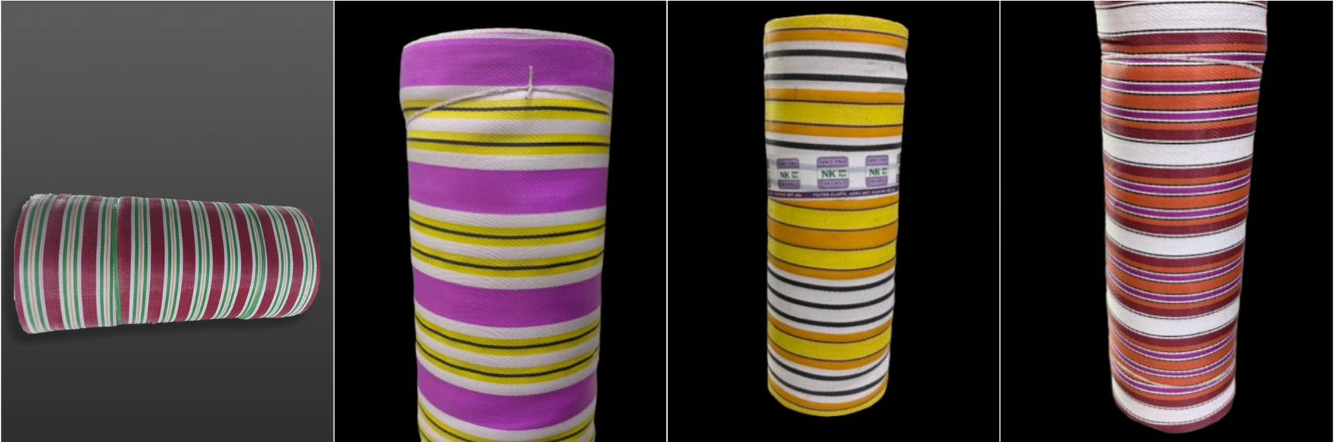 Striped Filter & Shade Cloth Rolls